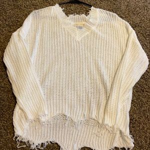 White V sweater size M